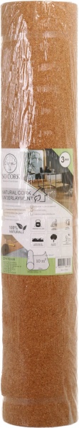 Подкладка SO Cork пробковая 3 мм 1x10 м (10 м.кв) 