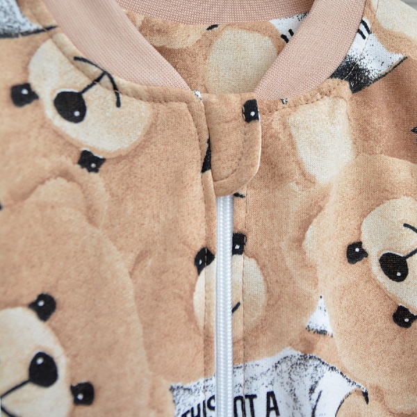 Ромпер-реглан унисекс Blanka Медвежонок р.86 коричневый 110172 