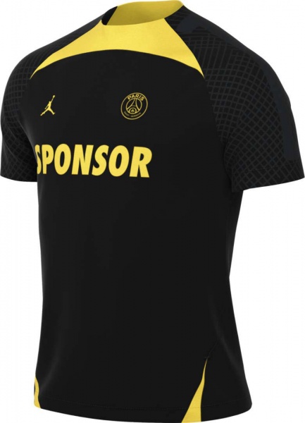 Футболка Nike PSG MNK DF STRK SS TOP KKS 4TH DR4590-011 р.S черный