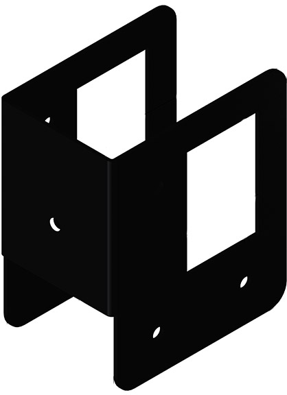 Набір монтажний для брусу 40х30 мм (4 кронштейни + метизи)