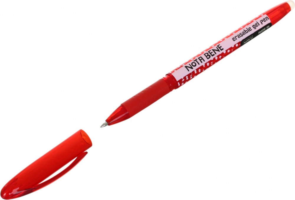 Ручка гелева Nota Bene kids пиши-зітри 0,5 мм червоний