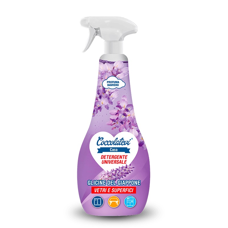 Средство моющее для стекла и зеркал Coccolatevi Глициния 0,75 л