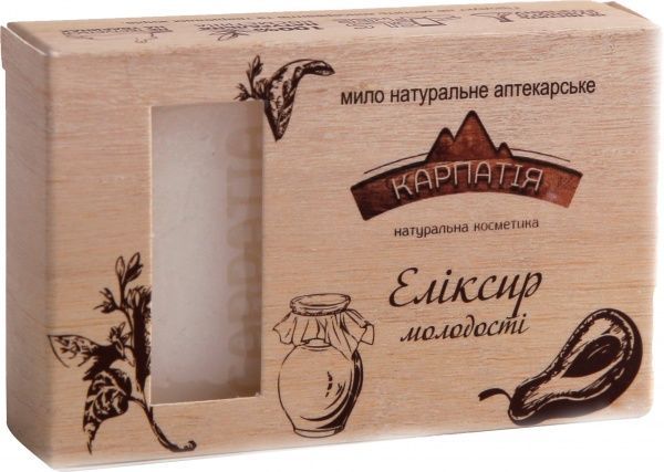 Натуральное мыло Карпатія Эликсир молодости 90 г