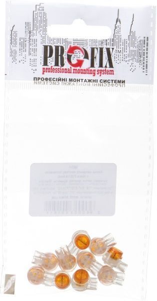 Клема швидкого монтажу EMT 2x0,1-0,4 мм 10 шт. прозорий 