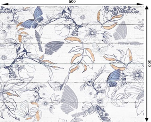 Плитка Tiger Шебби Вуд Мираж 50x60 