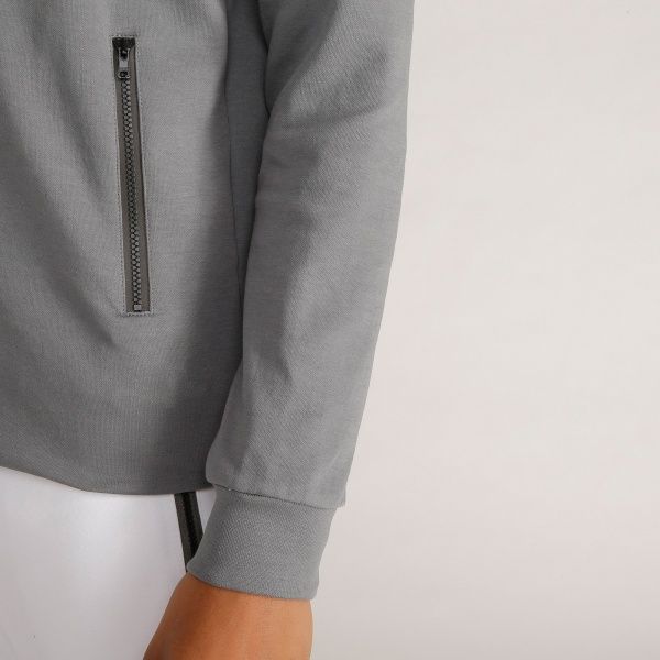 Джемпер Le Coq Sportif TECH HOODY 1/2 ZIP N°1 M 1910437-LCS р. XL сірий