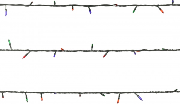 Электрогирлянда линейная разноцветная ES00140/4F 140 ламп 8 м 