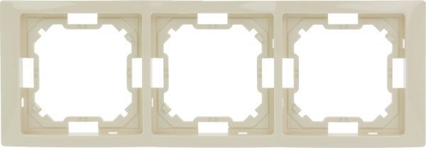 Рамка тримісна Simon Basic Neos універсальна кремовий BMRC3/12
