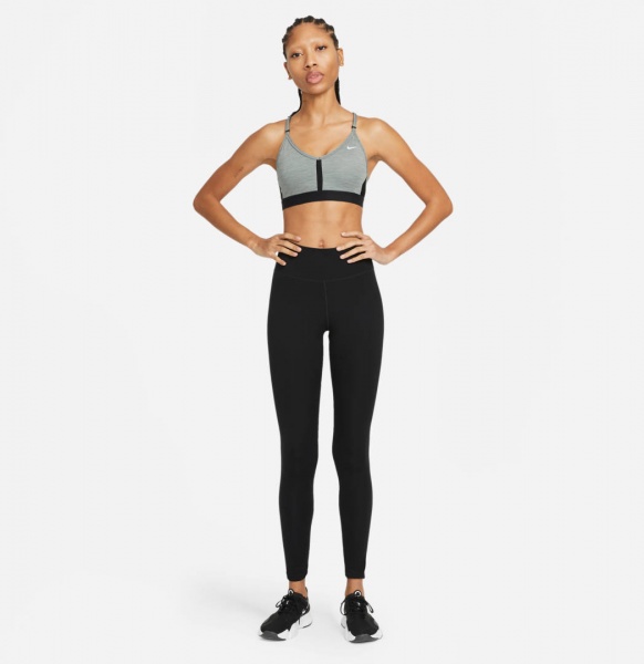 Бра Nike W NK DF INDY V-NECK BRA CZ4456-084 р.XL сірий