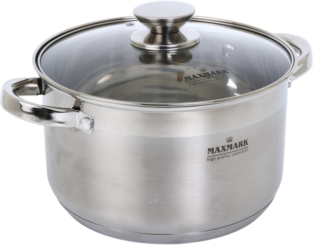 Кастрюля с крышкой Maxmark 4 л 22 см MK-3704