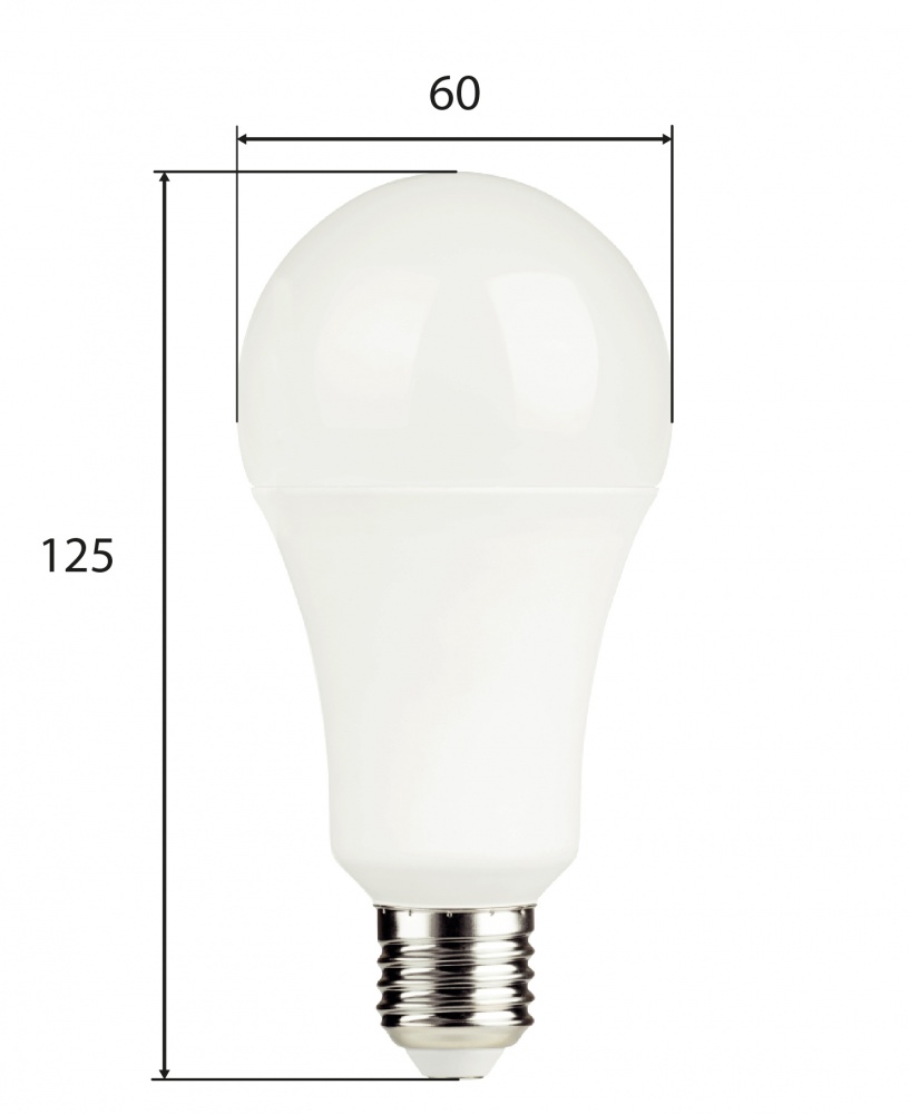 Лампа світлодіодна Miorro 1200 Лм 15 Вт A60 матова E27 220 В 4000 К 51-314-002