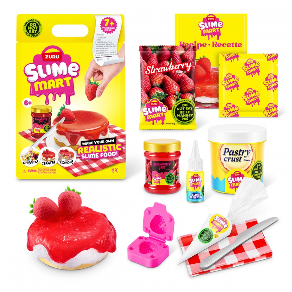 Ігровий набір Slime Mart Shopping Bag Полуничний чизкейк 15901A