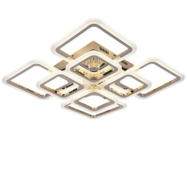 Люстра світлодіодна Victoria Lighting Rhombus/PL8 gold 8x192 Вт золото Rhombus/PL8 gold 