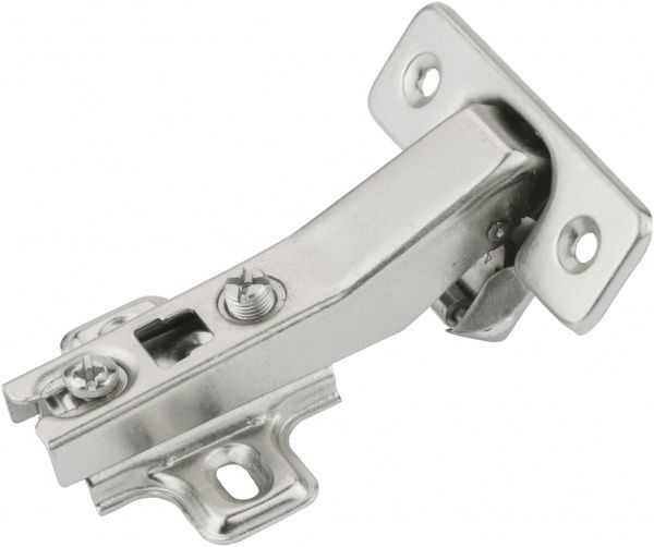 Петля накладная угол открытия 135/45° с монтажной планкой DC 