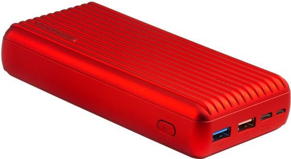 Зовнішній акумулятор (Powerbank) Promate Titan-30 30000 mAh red (titan-30.red) 