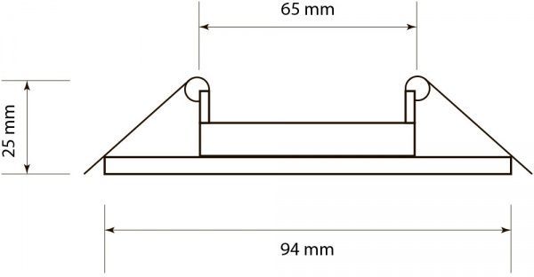 Светильник точечный Светкомплект SVS 106 с LED-подсветкой 3 Вт G5.3 4500 К хром 