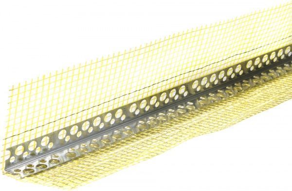 Уголок перфорированный с сеткой 2,5 м