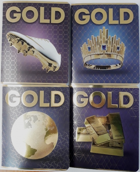 Зошит 48 арк. клітинка SUPER GOLD МІКС-1,2 Тетрада