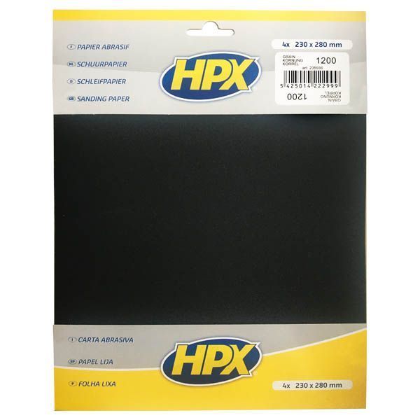 Наждачний папір P1200 для вологого шліфування 4 шт. 235936