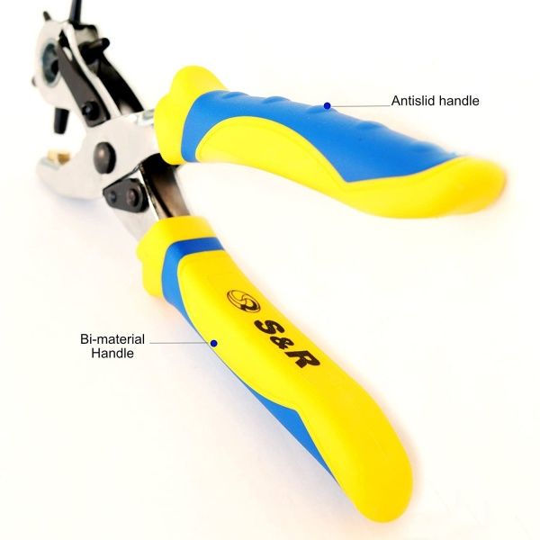 Дырокол S&R револьверного типа + щипцы 2 шт 274400300