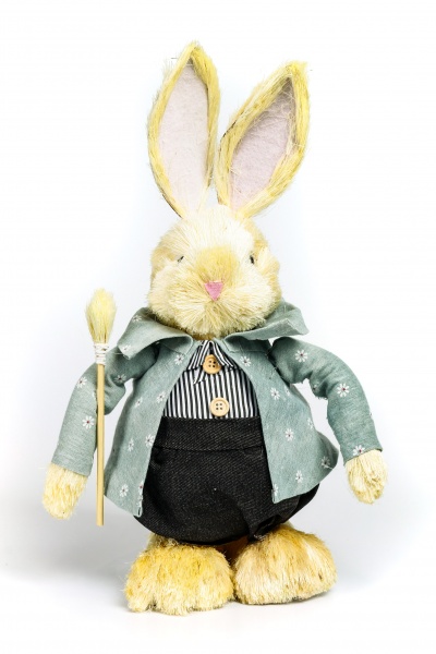 Декорация пасхальная Кролик аристократ 21 см в ассортименте (B18C083/84)