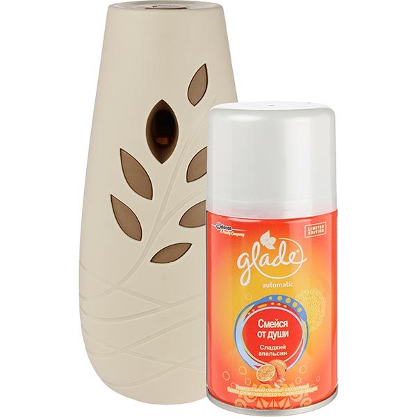 Автоматический освежитель воздуха Glade Сладкий апельсин 250 мл