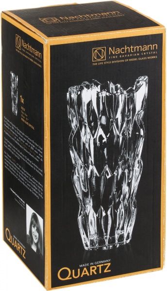 Ваза стеклянная прозрачная Quartz 17539 Nachtmann