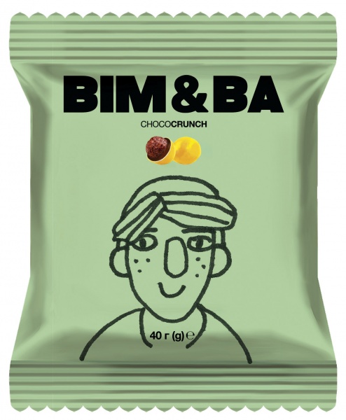 Драже Bim&Ba ChocoCrunch Зернові кульки в глазурі та різнокольоровій оболонці 40 г 