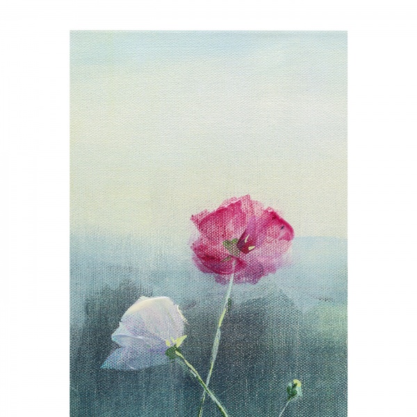 Картина на холсте Пастельные цветы 120x120 см KARE Design 53836 