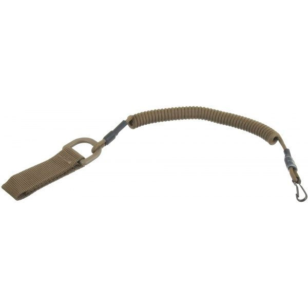 Шнур капроновый страховочный + карабин 3 мм койот