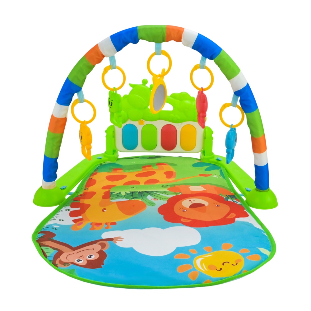 Игровой коврик Shantou с погремушками + музыкальная панель с большими клавишами YT610