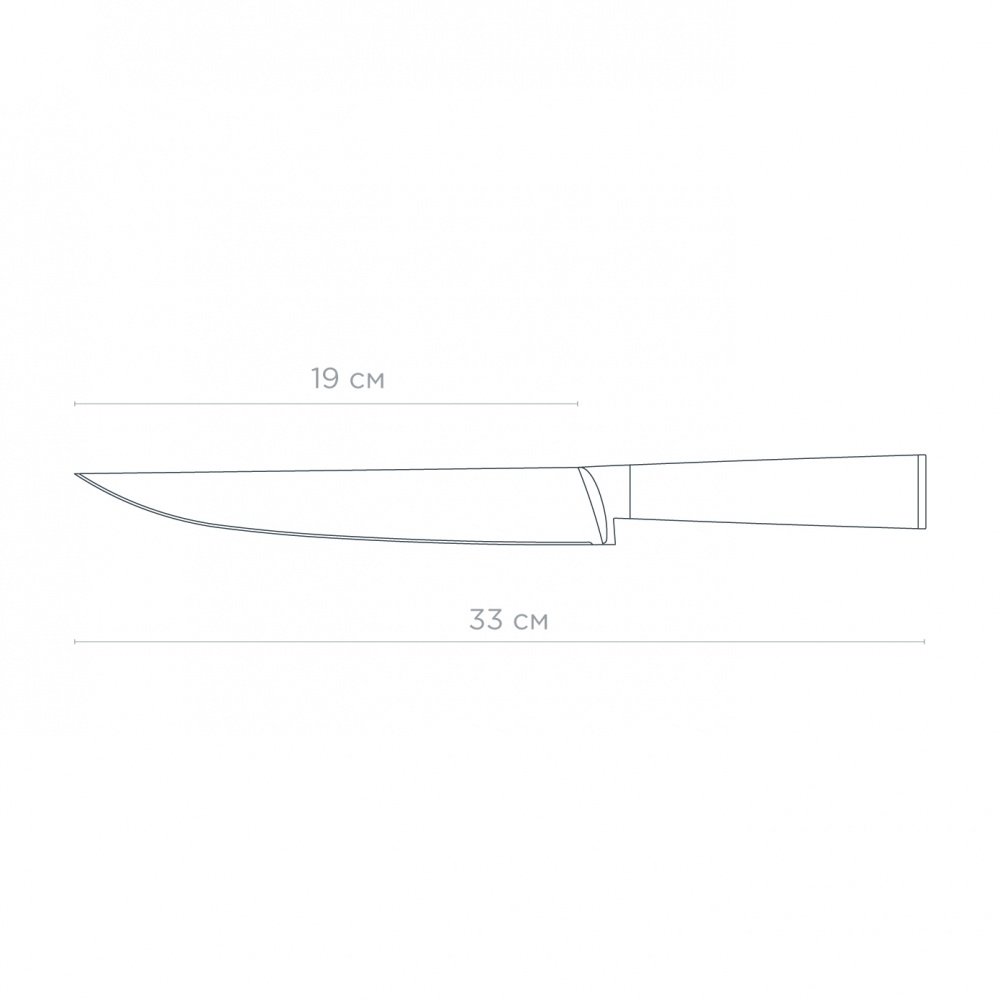 Нож для мяса Vinzer Natura Line 19 см 50614