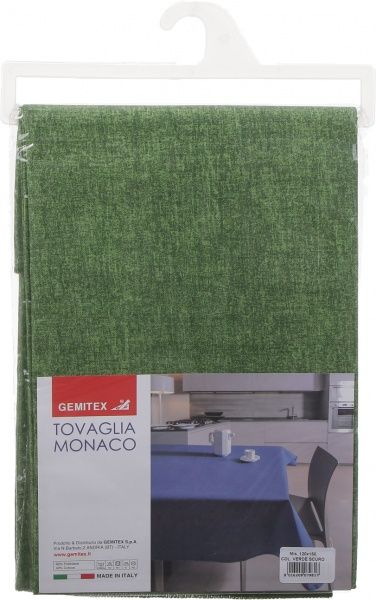 Скатерть Monaco 120x160 см зеленый Gemitex 