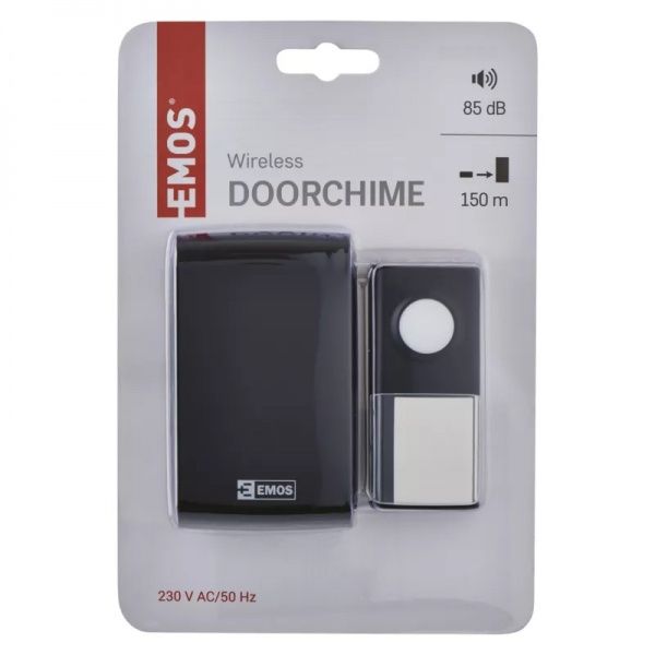 Дзвінок бездротовий Emos чорний P5727