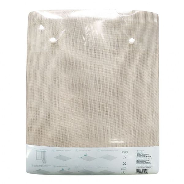 Тюль Grid 300х290 см бежевий Decora textile