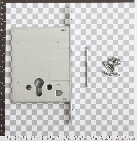 Дверний замок вхідний Kale 257 циліндровий хром