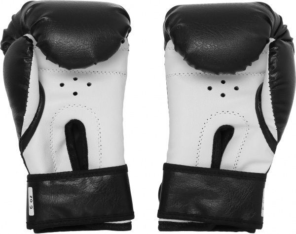 Боксерские перчатки SPORTKO 6oz черный с белым