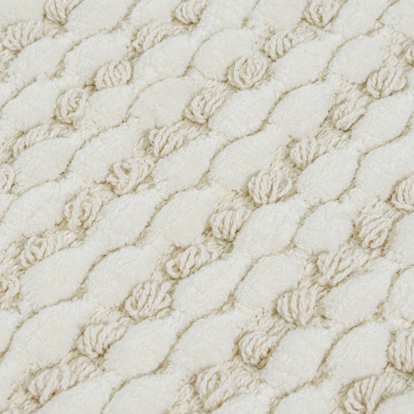 Коврик для ванной комнаты Homeline New Wave 55x65 см кремовый