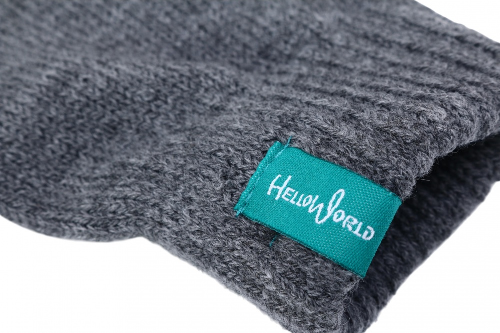 Рукавицы HW для мальчиков р.14-16 /серый