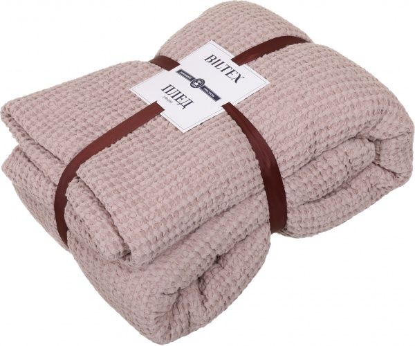 Плед пике 240x260 см бежевый BILTEX 