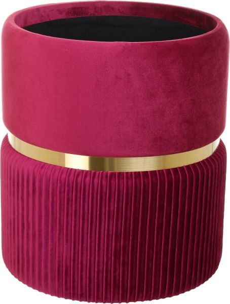 Скриня-пуф Bernard 31,5х31,5х38 см винний 