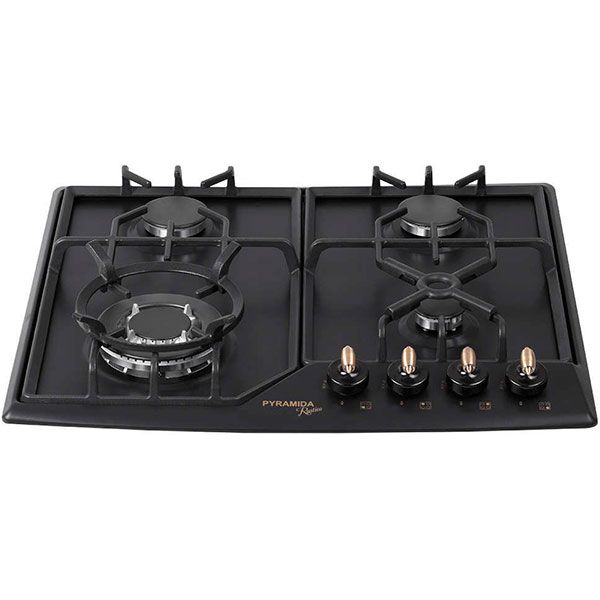 Варильна поверхня газова Pyramida PF 640 STEL-E/A Rustico black
