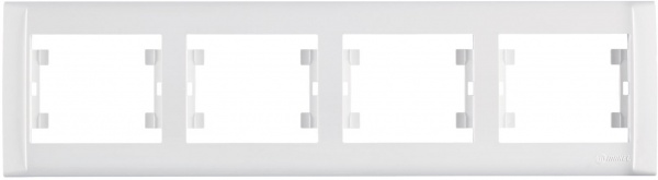 Рамка чотиримісна Makel Defne горизонтальна білий 42001704
