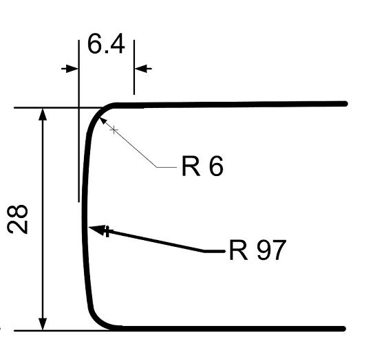 Стільниця LuxeForm S5002 2100x600x28 мм гріджио сірий