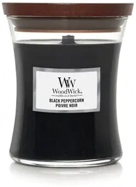 Свеча ароматическая Woodwick Medium Black Peppercorn 275 г 
