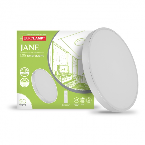 Світильник світлодіодний Eurolamp Smart Light Jane N3 50 Вт білий 3000-6000 К LED-ZSL-50W-N3 