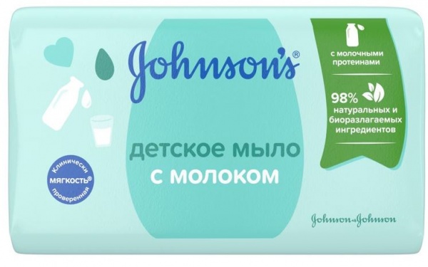 Мыло детское Johnson's Baby с молоком 90 г