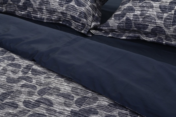 Комплект постільної білизни Acevedo 2 темно-синій Lameirinho 