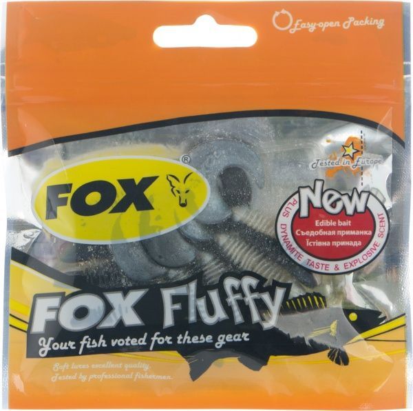 Твистер FOX Fluffy 55 мм 8 шт. #019
