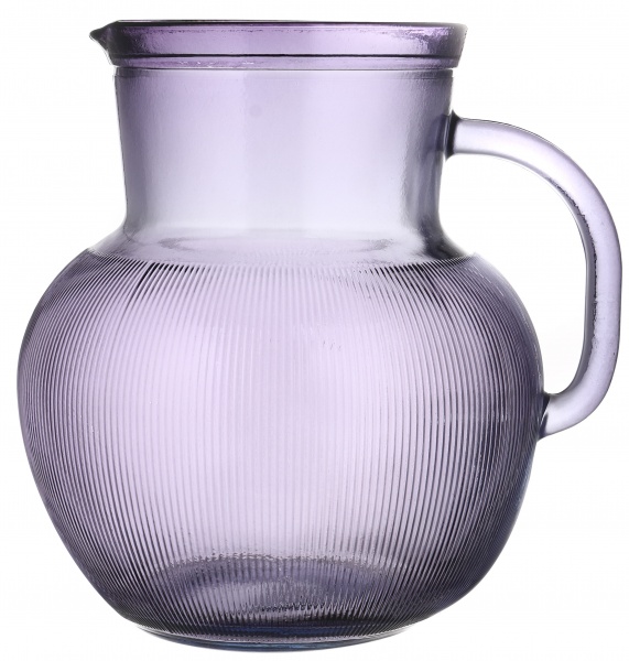 Кувшин Ribbed 2,3 л мальва стекло San Miguel